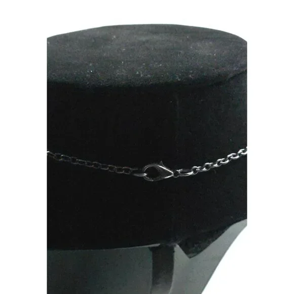 Faceted Crystal & Ruby Red Cluster Statement Necklace Silver Chain - Picture 2 of 6